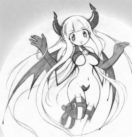 Succubus Sketch by unknown artist