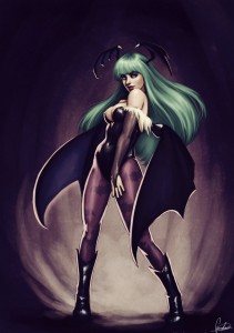 Morrigan Aensland by Unknown Artist