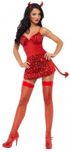 Glitter Fever Devil Costume