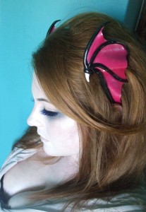 Morrigan Aensland Batwing Headband by Octopus Stew Morrigan Aensland Batwing Headband by Octopus Stew