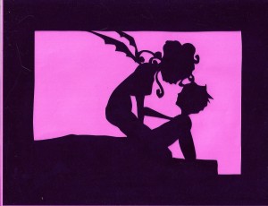 Succubus Paper Cut Art Print by Jasmine Kimleye Graham Succubus Paper Cut Art Print by Jasmine Kimleye Graham