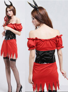 Hot & Sexy Adult Lady Devil Costume Halloween Outfit Dress Lingerie