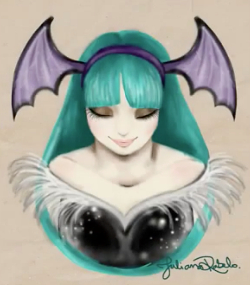 Morrigan Aensland by Juliana Rabelo