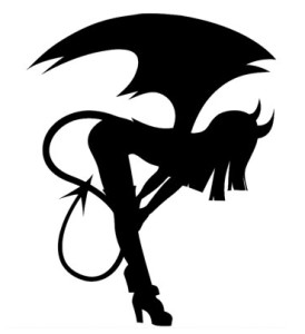 Succubus Sticker by AdorableAllureShop