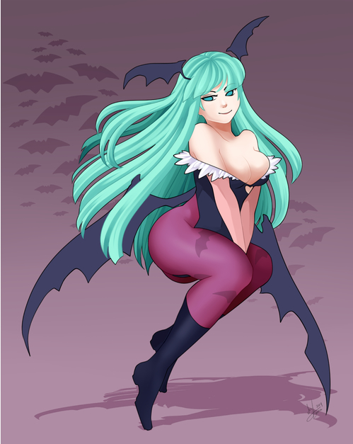 Morrigan Aensland by The Ink Monster