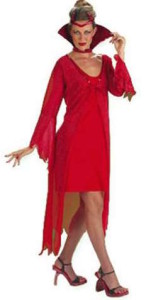 Red Sequin Devil Costume