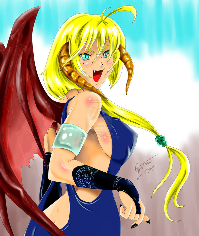 Blonde Succubus by Bloodyvampyre1987