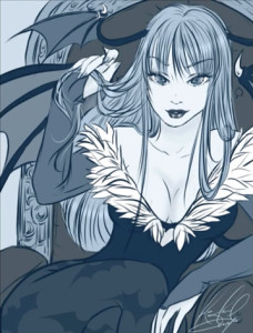 Morrigan Aensland by Rozanimation