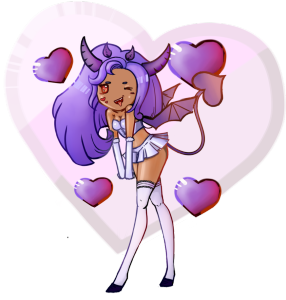 Happy Succubus by Onyxoasis