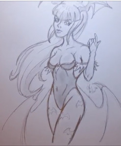 Morrigan Aensland by JC's Drawing Table