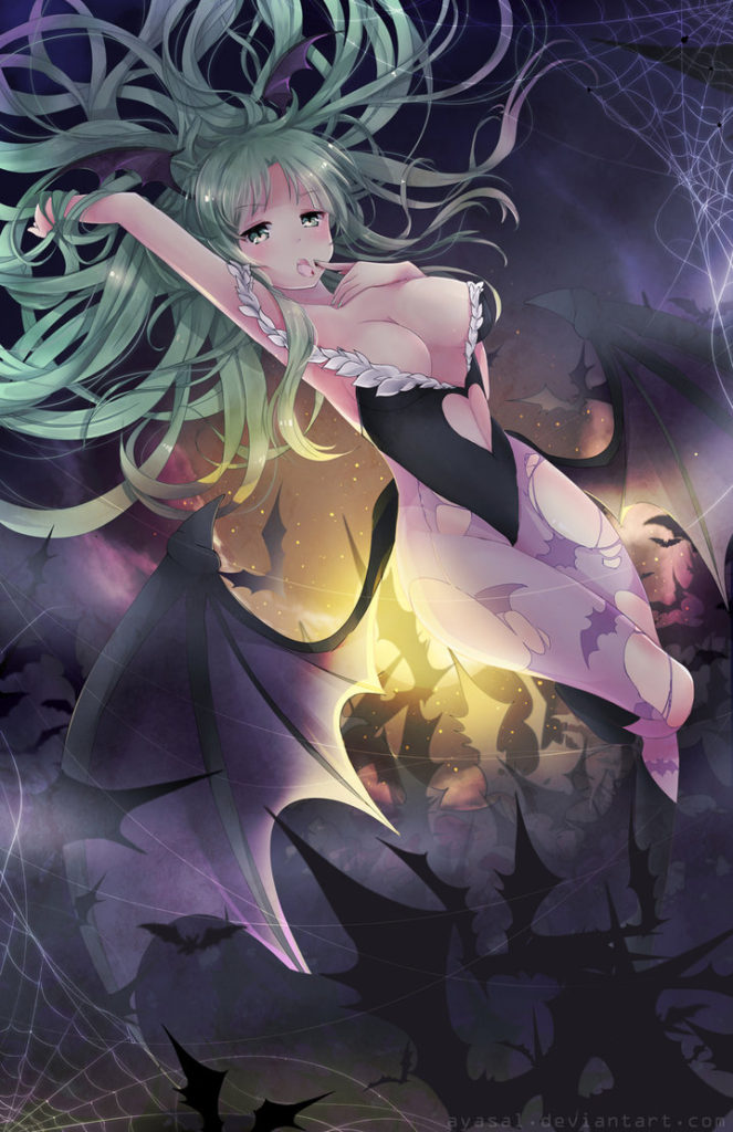 Morrigan Aensland SpeedPaint by Ayasal
