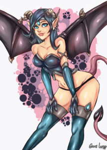 Melissa - Succubus by Gioluengo