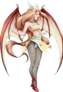 Pastel Demon by Gabriela Gogonea