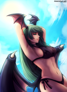 Morrigan Aensland by Moonmun