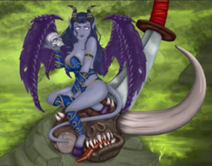 Succubus World Of Warcraft Fanart by TobyDraws