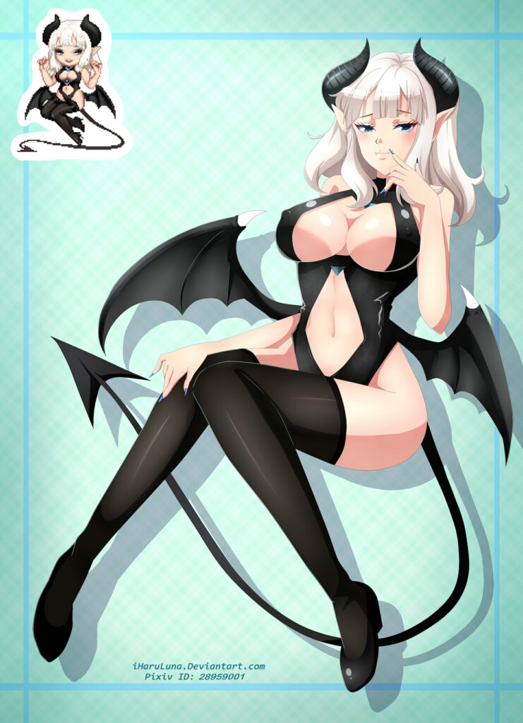 Priscilla the Succubus (V2) by iHaruLuna